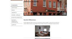 Desktop Screenshot of pension-arabella-mannheim.de